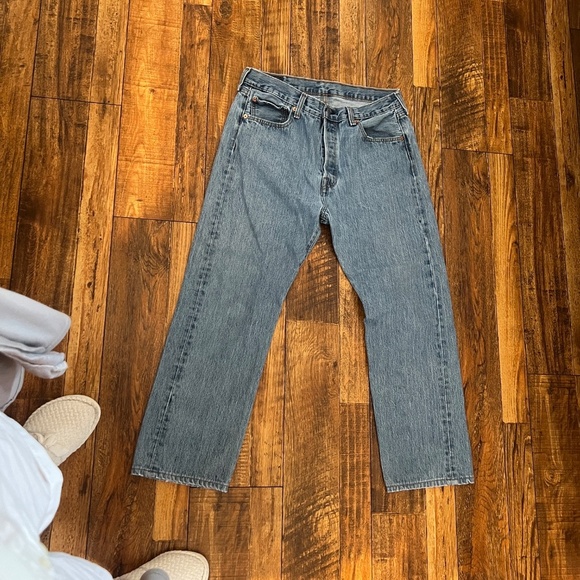 Levi’s 501 blue denim jeans 33 waist - Picture 2 of 16